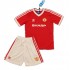 Manchester United Voetbalshirt Retro Kleuters/Kids Thuis Tenue 1984 Korte Mouw