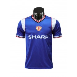 Manchester United Voetbalshirt Retro Derde Tenue 1985 Korte Mouw