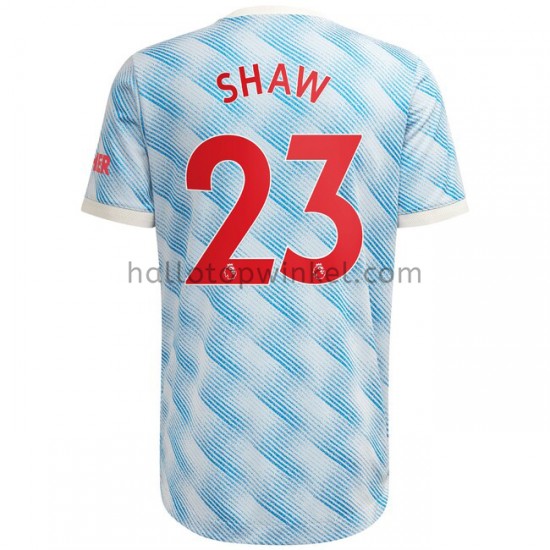 Manchester United Voetbalshirt Shaw 23 Uit Tenue 2021-2022 Korte Mouw