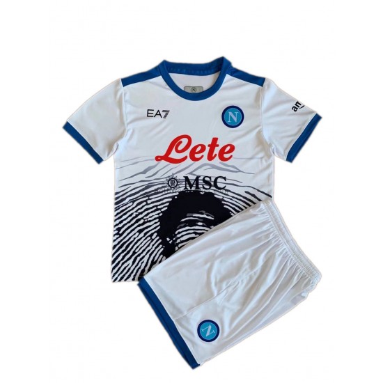SSC Napoli Voetbalshirt Special 3 Kleuters/Kids Thuis Tenue 2021-2022 Korte Mouw