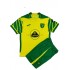Norwich City Voetbalshirt Kleuters/Kids Thuis Tenue 2021-2022 Korte Mouw