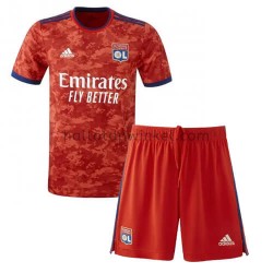 Olympique Lyonnais Voetbalshirt Kleuters/Kids Uit Tenue 2021-2022 Korte Mouw