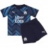 Olympique Marseille Voetbalshirt Kleuters/Kids Uit Tenue 2021-2022 Korte Mouw