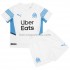 Olympique Marseille Voetbalshirt Kleuters/Kids Thuis Tenue 2021-2022 Korte Mouw