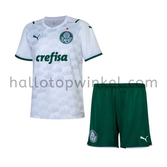 Palmeiras Voetbalshirt Kleuters/Kids Uit Tenue 2021-2022 Korte Mouw
