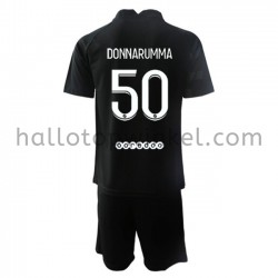Paris Saint-Germain Voetbalshirt Doelman Gianluigi Donnarumma 50 Kleuters/Kids Uit Tenue 2021-2022 Korte Mouw