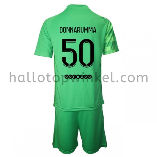 Paris Saint-Germain Voetbalshirt Doelman Gianluigi Donnarumma 50 Kleuters/Kids Derde Tenue 2021-2022 Korte Mouw