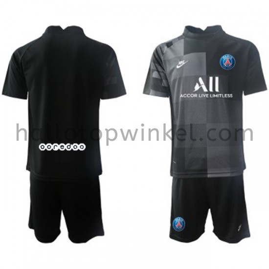 Paris Saint-Germain Voetbalshirt Doelman Kleuters/Kids Uit Tenue 2021-2022 Korte Mouw