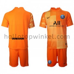 Paris Saint-Germain Voetbalshirt Doelman Kleuters/Kids Thuis Tenue 2021-2022 Korte Mouw