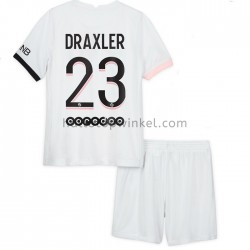 Paris Saint-Germain Voetbalshirt Julian Draxler 23 Kleuters/Kids Uit Tenue 2021-2022 Korte Mouw