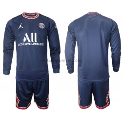 Paris Saint-Germain Voetbalshirt Kleuters/Kids Thuis Tenue 2021-2022 Lange Mouw