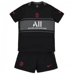 Paris Saint-Germain Voetbalshirt Kleuters/Kids Derde Tenue 2021-2022 Korte Mouw
