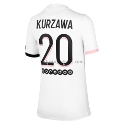 Paris Saint-Germain Voetbalshirt Layvin Kurzawa 20 Uit Tenue 2021-2022 Korte Mouw