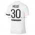 Paris Saint-Germain Voetbalshirt Lionel Messi 30 Uit Tenue 2021-2022 Korte Mouw