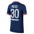Paris Saint-Germain Voetbalshirt Lionel Messi 30 Thuis Tenue 2021-2022 Korte Mouw
