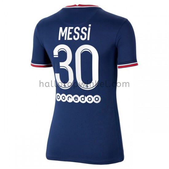 Paris Saint-Germain Voetbalshirt Lionel Messi 30 Dames Thuis Tenue 2021-2022 Korte Mouw