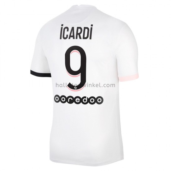 Paris Saint-Germain Voetbalshirt Mauro Icardi 9 Uit Tenue 2021-2022 Korte Mouw