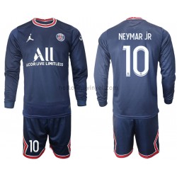 Paris Saint-Germain Voetbalshirt Neymar JR 10 Kleuters/Kids Thuis Tenue 2021-2022 Lange Mouw