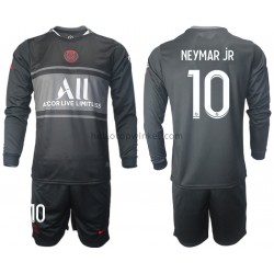 Paris Saint-Germain Voetbalshirt Neymar JR 10 Kleuters/Kids Derde Tenue 2021-2022 Lange Mouw