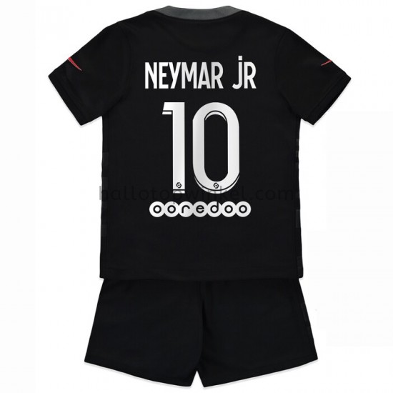 Paris Saint-Germain Voetbalshirt Neymar JR 10 Kleuters/Kids Derde Tenue 2021-2022 Korte Mouw