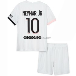 Paris Saint-Germain Voetbalshirt Neymar Jr 10 Kleuters/Kids Uit Tenue 2021-2022 Korte Mouw