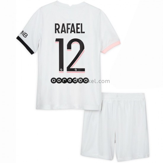 Paris Saint-Germain Voetbalshirt Rafinha 12 Kleuters/Kids Uit Tenue 2021-2022 Korte Mouw