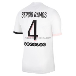 Paris Saint-Germain Voetbalshirt Sergio Ramos 4 Uit Tenue 2021-2022 Korte Mouw