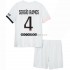 Paris Saint-Germain Voetbalshirt Sergio Ramos 4 Kleuters/Kids Uit Tenue 2021-2022 Korte Mouw