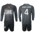 Paris Saint-Germain Voetbalshirt Sergio Ramos 4 Kleuters/Kids Derde Tenue 2021-2022 Lange Mouw