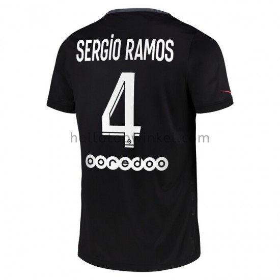 Paris Saint-Germain Voetbalshirt Sergio Ramos 4 Derde Tenue 2021-2022 Korte Mouw