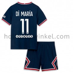 Paris Saint-Germain Voetbalshirt Angel Di Maria 11 Kleuters/Kids Thuis Tenue 2021-2022 Korte Mouw