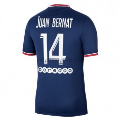 Paris Saint-Germain Voetbalshirt Juan Bernat 14 Thuis Tenue 2021-2022 Korte Mouw