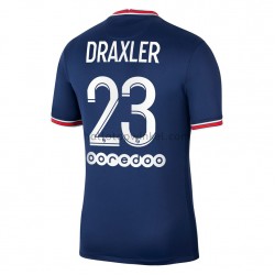Paris Saint-Germain Voetbalshirt Julian Draxler 23 Thuis Tenue 2021-2022 Korte Mouw