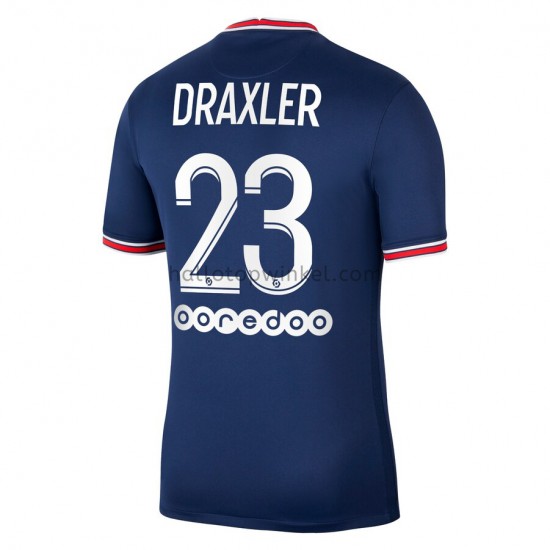 Paris Saint-Germain Voetbalshirt Julian Draxler 23 Thuis Tenue 2021-2022 Korte Mouw