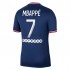 Paris Saint-Germain Voetbalshirt Kylian Mbappé 7 Thuis Tenue 2021-2022 Korte Mouw