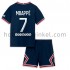Paris Saint-Germain Voetbalshirt Kylian Mbappé 7 Kleuters/Kids Thuis Tenue 2021-2022 Korte Mouw
