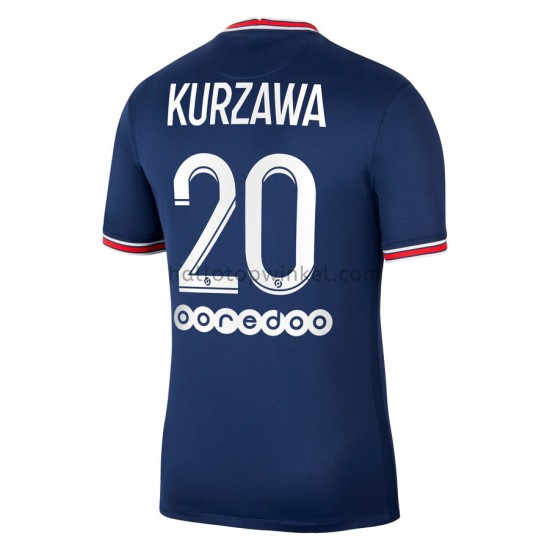 Paris Saint-Germain Voetbalshirt Layvin Kurzawa 20 Thuis Tenue 2021-2022 Korte Mouw