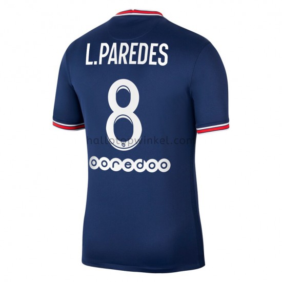 Paris Saint-Germain Voetbalshirt Leandro Paredes 8 Thuis Tenue 2021-2022 Korte Mouw