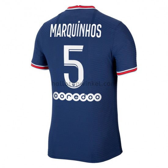 Paris Saint-Germain Voetbalshirt Marquinhos 5 Thuis Tenue 2021-2022 Korte Mouw
