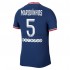 Paris Saint-Germain Voetbalshirt Marquinhos 5 Thuis Tenue 2021-2022 Korte Mouw