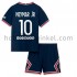 Paris Saint-Germain Voetbalshirt Neymar Jr 10 Kleuters/Kids Thuis Tenue 2021-2022 Korte Mouw
