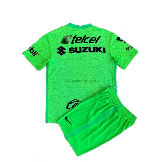 Pumas UNAM Voetbalshirt Doelman Kleuters/Kids Derde Tenue 2021-2022 Korte Mouw