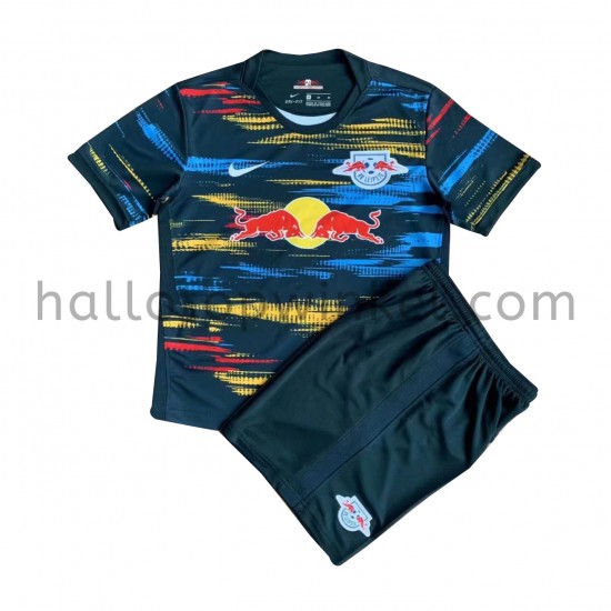 RB Leipzig Voetbalshirt Kleuters/Kids Uit Tenue 2021-2022 Korte Mouw