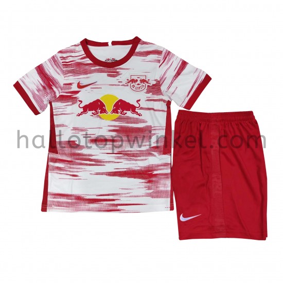 RB Leipzig Voetbalshirt Kleuters/Kids Thuis Tenue 2021-2022 Korte Mouw