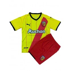 RC Lens Voetbalshirt Kleuters/Kids Thuis Tenue 2021-2022 Korte Mouw