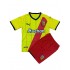 RC Lens Voetbalshirt Kleuters/Kids Thuis Tenue 2021-2022 Korte Mouw