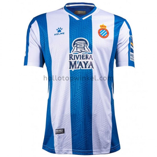 RCD Espanyol Voetbalshirt Thuis Tenue 2021-2022 Korte Mouw