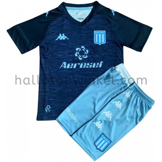 Racing Club Voetbalshirt Kleuters/Kids Uit Tenue 2021-2022 Korte Mouw