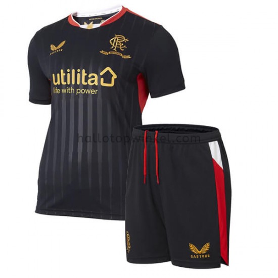 Rangers Voetbalshirt Kleuters/Kids Uit Tenue 2021-2022 Korte Mouw