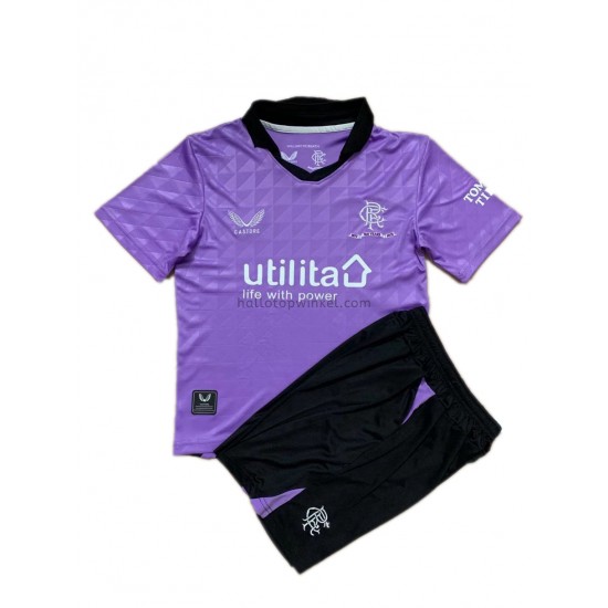 Rangers Voetbalshirt Kleuters/Kids Derde Tenue 2021-2022 Korte Mouw